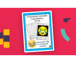Evaluating Variable Expressions Emoji