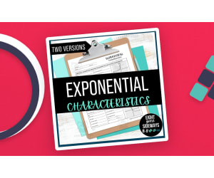 Exponential Function Characteristics Worksheet