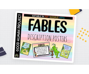 Fables Description Posters – Genre Anchor Set