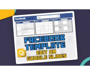 Facebook Template – Editable Google Slides Activity