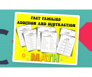 Fact Families Worksheets | Multiplication & Division Math Practice