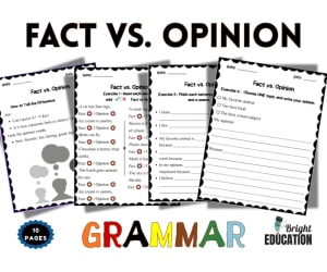 Fact vs. Opinion – Grammar & Writing