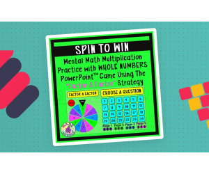 Factor A Factor (Whole Numbers) Spin To Win Game