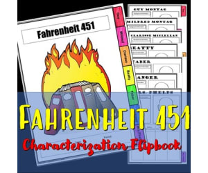 Fahrenheit 451 Characterization Flipbook
