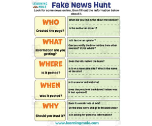 Fake News Hunt Activity