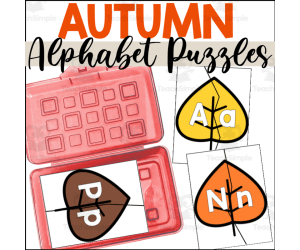 Fall Alphabet Puzzles