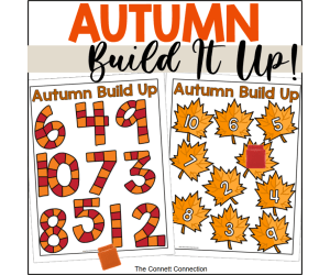 Fall Build It Mats for Counting to 10