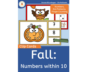 Fall: Clip Cards - Counting within 10