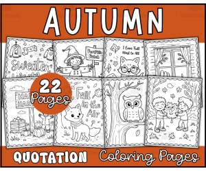 Fall Coloring Pages | Autumn activities for kids