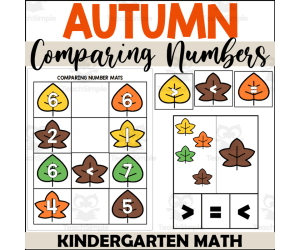Fall Comparing Numbers 1-10