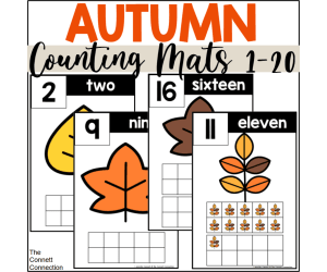 Fall Counting Mats 1-20