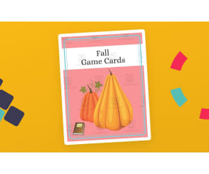 Fall Game Cards