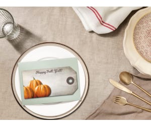 Fall Gift Tags, Pumpkin Labels, Autumn Printables