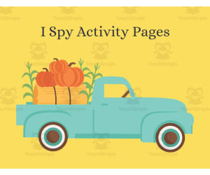 Fall I Spy Activity Pages