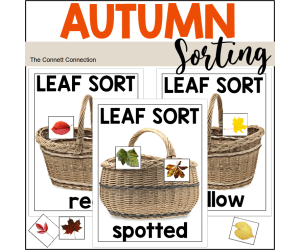 Fall Leaf Sorting Activity