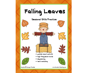 Falling Leaves Sight Words Activity
