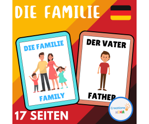 Family Members in German.