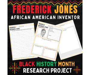Famous Inventor Frederick McKinley Jones Research Project For Kids