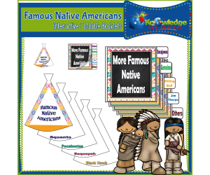 Famous Native Americans - Interactive Foldable Booklets – EBOOK