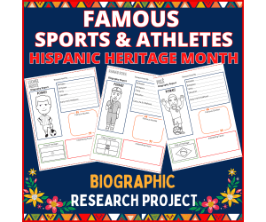 Famous Sports Athletes Biographic Research Project | Hispanic Heritage