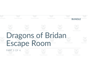 Fantasy-Themed Math Escape Room Lesson 3