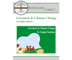 Farming & Climate Change - Environmental Impact of Meat Product - Digital Lesson