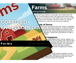 Farms Reading Comprehension Passage - Cored Ed Encyclopedia