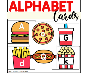 Fast Food Alphabet Cards