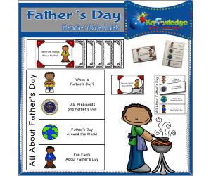 Father's Day Interactive Foldable Booklets – EBOOK