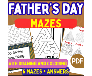 Father's Day Mazes (PDF)