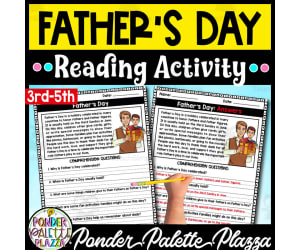 Father's Day Reading Comprehension + Answers
