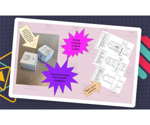 Feelings Charades SEL Cubes