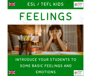 Feelings ESL Lesson Plan For Kids and Early Learners