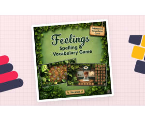 Feelings Spelling Game | Interactive PowerPoint Activity | Vocabulary