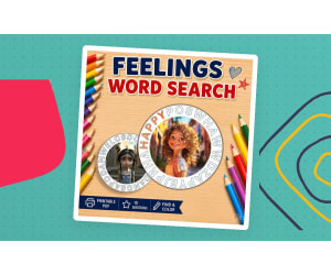 Feelings Word Search & Color Activity | Printable SEL Game for Kids