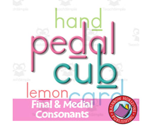 Final & Medial Consonants - Phonics Practice Simplified