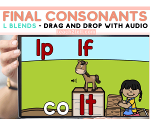 Final Consonants L Ending Blends | Science of Reading (SoR) Aligned