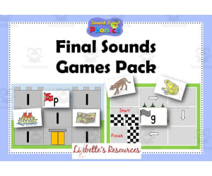 Final or Ending Sounds Phonic Game Phonemic Awareness Activity