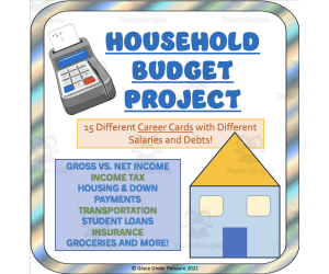 Financial Literacy: Household Budget Project