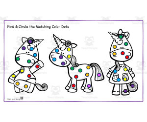 Find & Circle Color Dots