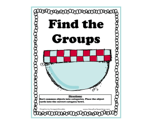 Find the Groups Grouping Activity