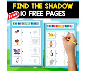 FIND THE SHADOW | 10 FREE PAGES