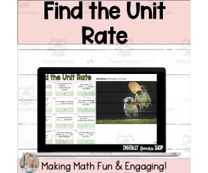 Find Unit Rate Self-Checking Digital Activity