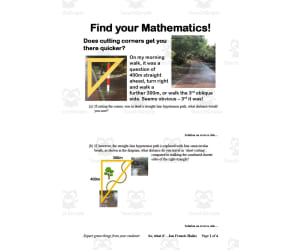 Find Your Mathematics: Cutting Corners