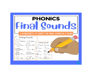 Finding Final Sounds in Words
