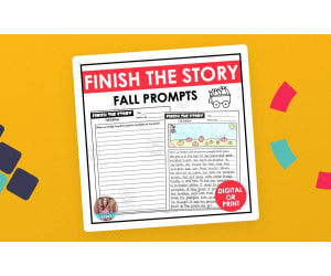 Finish the Story: Fall Theme Writing Prompts