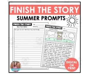 Finish the Story: Summer Themed Writing Prompts