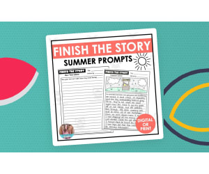 Finish the Story: Summer Themed Writing Prompts