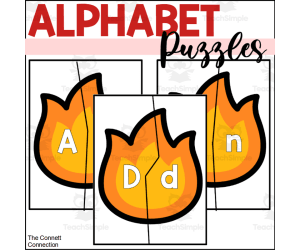 Fire Safety Alphabet Puzzles