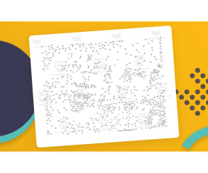 Fire Truck Extreme Difficulty Dot-to-Dot / Connect the Dots PDF